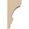 Ekena Millwork 4"W x 4"D x 8"H Wide Diane Rough Cedar Woodgrain TimberThane Corbel, Primed Tan CORUR04X04X08DIARCPR - alternate 5